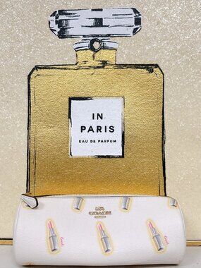 Coach C2926 Makeup Holder With Lipstick Print